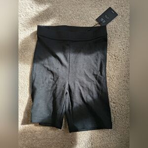NWT Naadam Cotton Cashmere Modal Bike Shorts Black S